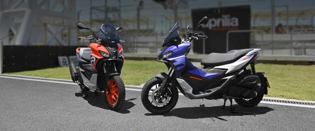 CCGR 700 con Aprilia SR GT 125